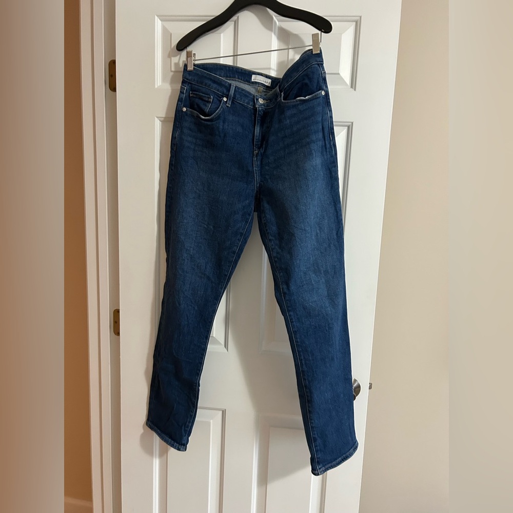 Loft girlfriend denim